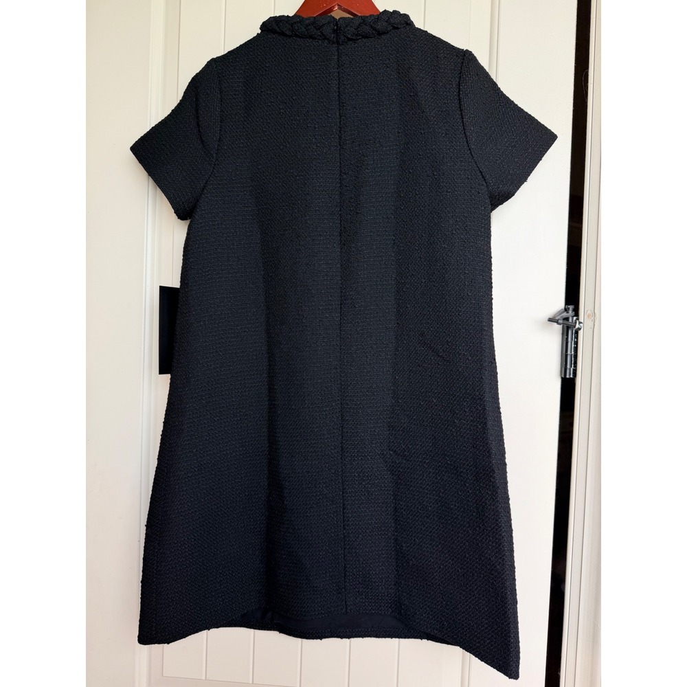 NWT Tuckernuck Black Tweed Jackie Dress Size S Shift Mini Dress 60s Inspired - Picture 5 of 10